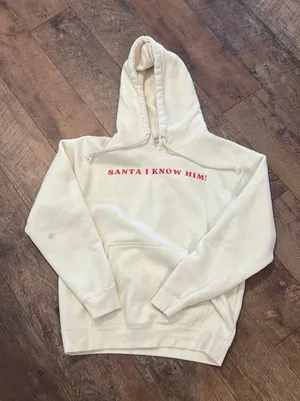 Sunkissed Coconut Buddy the Elf Sweatshirt Tan Size M thumbnail 4