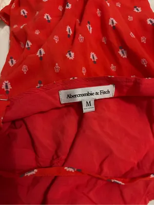 Abercrombie & Fitch Red Printed Sundress thumbnail 5