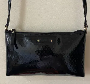 Kate Spade black patent crossbody bag thumbnail 1