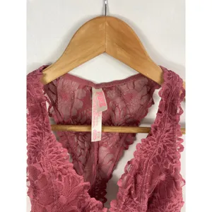 VS Pink Dark Pink Lace Bralette Size Small thumbnail 2