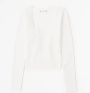 Abercrombie Long-Sleeve Ottoman Squareneck Top thumbnail 2