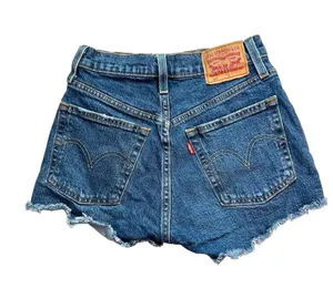 Levi's 501 Raw Hem Jean Shorts Women's Size 24 thumbnail 4