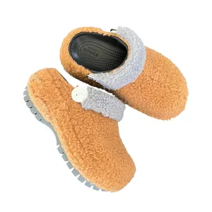 New Lil Nas X x Crocs Mega Crush Clog 'Brown Sherpa' thumbnail 2
