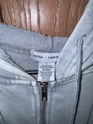cropped zip up jacket Gray Size L thumbnail 2