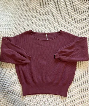 Pink Free People Sweater thumbnail 5