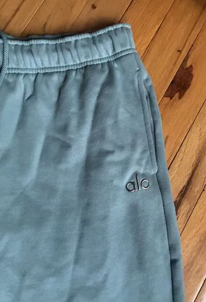 Alo sage green joggers thumbnail 1