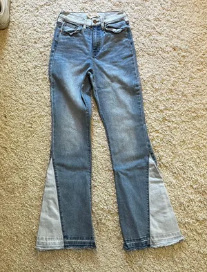 Altar'd State High Rise Flare Jeans Size 27 thumbnail 1