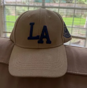 LA baseball hat Tan thumbnail 1