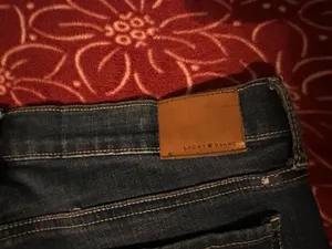 Lucky Brand Straight Denim Jeans Dark Blue Dark Wash 5-Pocket thumbnail 4