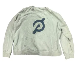 Peloton Crewneck Sweatshirt Green XL Brave Unstoppable Athleisure‎ Minimalist thumbnail 1