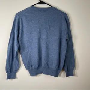 Fiesole‎ Gray Wool Long Sleeve Sweater Size M thumbnail 4