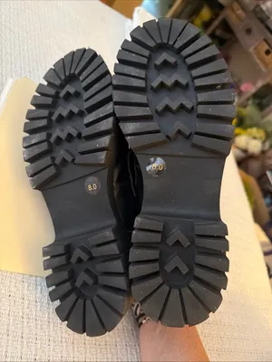 Steve Madden Black Leather Loafers with Gold Bit thumbnail 3