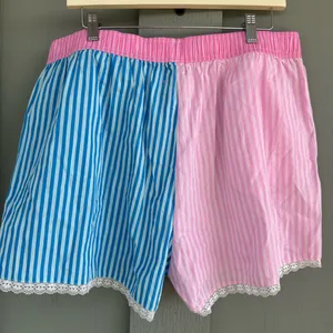 Simply southern Serena Boxer shorts pink and blue pinstripe size XXL thumbnail 4