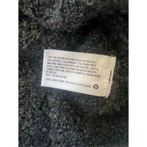 Universal Thread Dark Charcoal Gray Split Neck Lounge Pullover Sweater XXL thumbnail 5