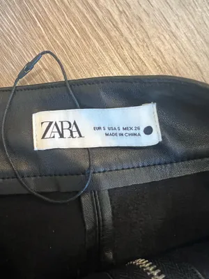 Zara moto faux leather skirt thumbnail 3