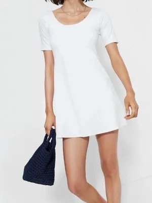 Tuckernuck TNUCK SPORT White Step Rosemary Sport Dress Size Large thumbnail 1