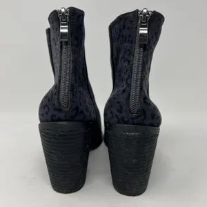 Vintage Havana Rook Black Cheetah‎ Zip Up Ankle Booties Boots Women's Size 7.5 thumbnail 9