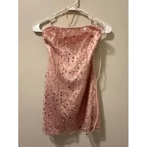 Edikted Pink Sequin Cami Mini Dress Sparkle Party Night Out Size S thumbnail 3