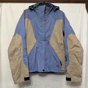 Mountain Hardwear Conduit Ski Snowboard Jacket Blue Tan Hood Women's Size‎ 8 thumbnail 1