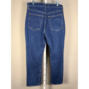 Abercrombie‎ & Fitch High Rise Straight Jeans Dark Wash Cropped 30 Y2K thumbnail 4