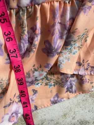 Lulus Started With a Kiss Orange Floral Print Tie-Strap Tiered Dress thumbnail 16