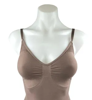 Skims Brown Sleeveless Shaping One Piece Onesie Sculpt Bodysuit Top Sz 2x/3x thumbnail 3