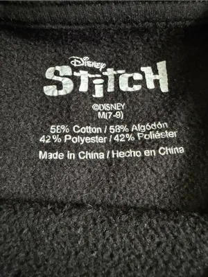 Disney's Stitch Halloween Sweatshirt M 7/9 thumbnail 2