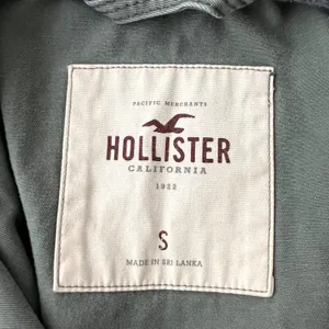 Hollister Green Jean Hooded Utility Biker Jacket thumbnail 6