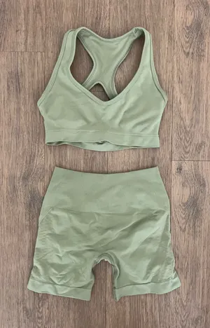 Alphalete Sports Bra & Shorts thumbnail 1