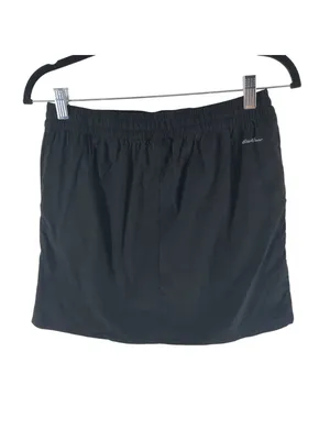 Eddie Bauer Black Tulip Hem Skort Womens Size S Nylon Blend Elastic Waist thumbnail 2