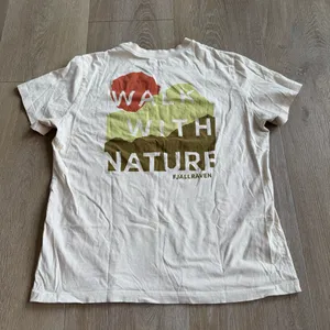 Fjallraven Walk With Nature Graphic Tee in Pale Yellow thumbnail 2