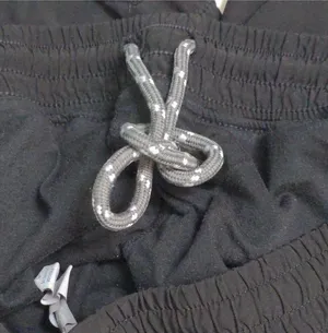 Lululemon Womens Athletic Shorts Black Stretch Elastic Waist Drawstring L thumbnail 3