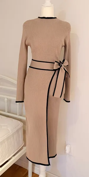 Dazy Dress Maxi Tan thumbnail 1