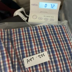 Polo Ralph Lauren Pajama Shirt Mens Large Red Blue Check Cotton Sleepwear thumbnail 12