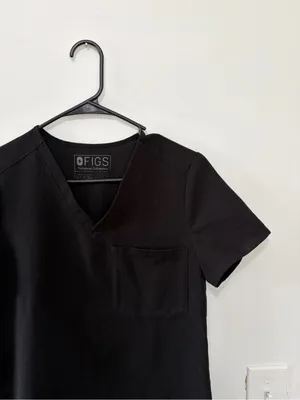 Figs Black Catarina One-Pocket Scrub Top thumbnail 4