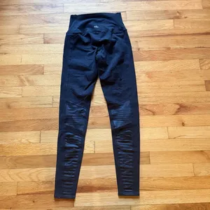 ALO Yoga High Waist Moto Leggings Black‎ XS Workout Athleisure thumbnail 3