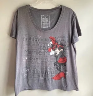 Minnie Mouse Fashionista T-Shirt XL Disney Store thumbnail 1