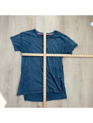 Anthropologie Pilcro EUC Women's Blue 100% Cotton Short Sleeve Tee Size XS thumbnail 5