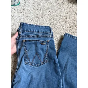 Wrangler Bootcut Jeans Medium Wash Denim Western Cowgirl Boho Pants Mid Rise thumbnail 4