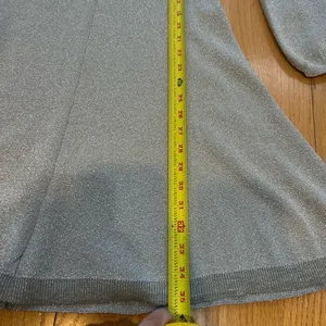NWT J.‎ Crew Lurex Twist Back SIlver Merino Wool Blend Dress Size Small thumbnail 13