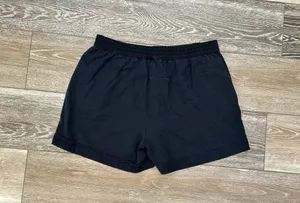 A New Day Sz M Navy Blue Shorts Eladtic Back Cute & Comfy thumbnail 5