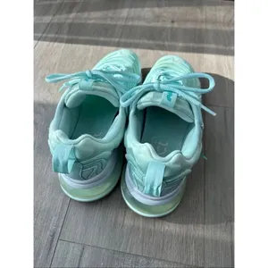 Nike Womens Air Max 270 React ENG CK2608-300 Blue Running Shoes Sneakers Sz 10 thumbnail 2