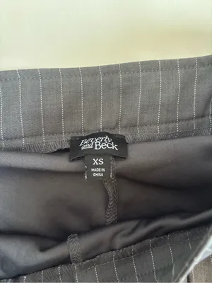 Pleated Pinstripe Mini Skirt thumbnail 2