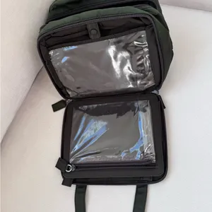 Prada Dark Green Nylon Toiletry Bag thumbnail 5