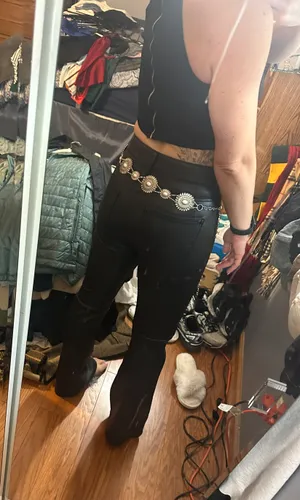 American Eagle Leather pants thumbnail 6
