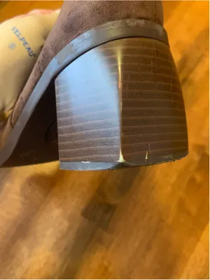 Women's Anne Klein Brown suede Ankle Boots Size 8 thumbnail 11