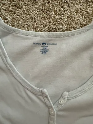 Brandy Melville Top Light Blue thumbnail 2