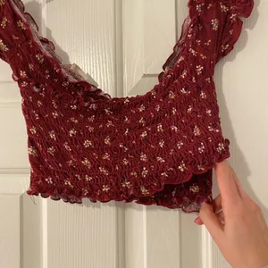 Free People floral off the shoulder top thumbnail 2