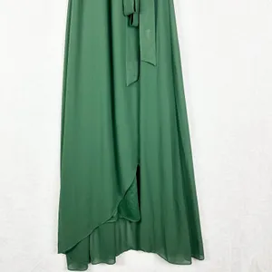 Baltic Born Katya Ruffle Maxi Dress Size Small Evergreen Chiffon thumbnail 8