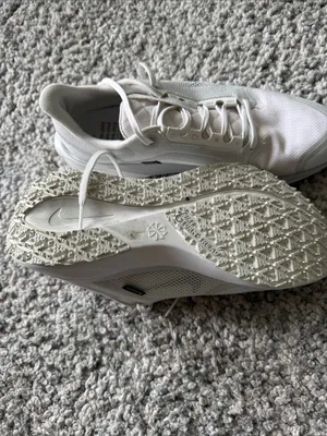Nike Women’s White Lightweight Mesh Training Sneakers thumbnail 5